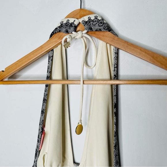 Dolls Kill Swim Dolls Kill Juicy Couture Plunging Halter Drop Waist